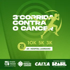 3ª CORRIDA CONTRA O CÂNCER  - FUNDAÇÃO NAPOLEÃO LAUREANO