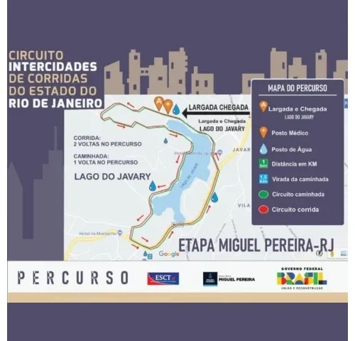 CIRCUITO INTERCIDADES DE CORRIDAS - MIGUEL PEREIRA RJ