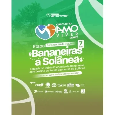 CIRCUITO AMO VIVER- BANANEIRAS/SOLANEA