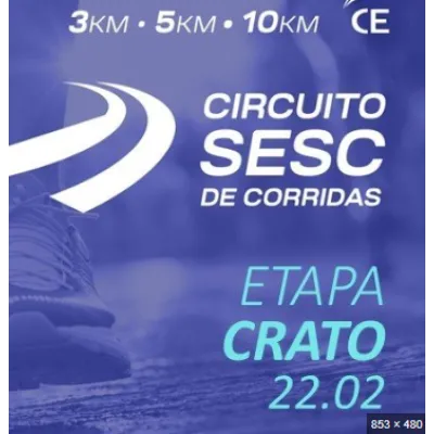 CIRCUITO SESC DE CORRIDAS ETAPA CRATO-CE 2026